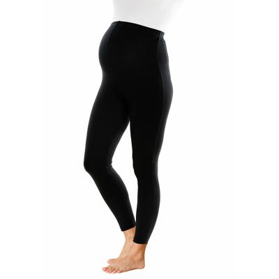 Umstandsleggings NEUN MONATE "Hose für Schwangerschaft und Stillzeit", Damen, Gr. 36, N-Gr, schwarz, Jersey, Obermaterial: 95% Baumwolle, 5% Elasthan, unifarben, Basic, eng lang, Hosen, bequem und gut kombinierbar