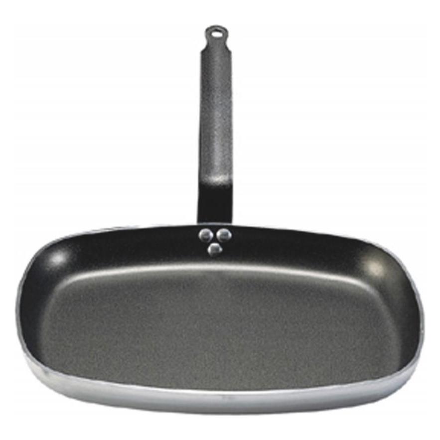 de Buyer Choc Fischpfanne Antihaft (Bratpfanne, Aluminium, 38 x 4.20 cm) (DB8184-38)