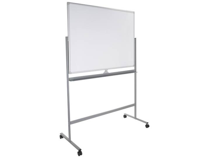 Whiteboard Multiboard Silberfarben/Weiß