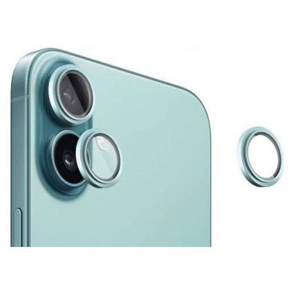 Evelatus Protective glass Apple iPhone 16 / 16 Plus Camera Lens Protector Armor Teal (Apple iPhone 16, Apple iPhone 16 Plus) (EVELATUS)