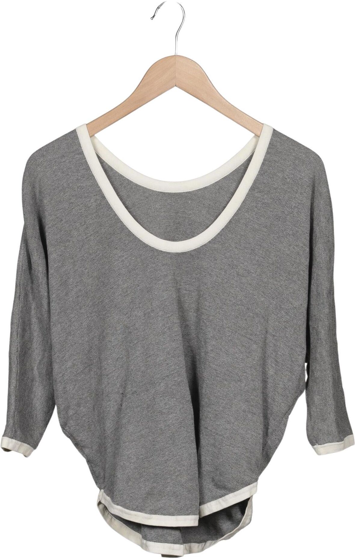 COS Damen Pullover, Grau, Gr. S, Baumwolle - Second Hand
