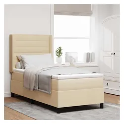 vidaXL, Boxspringbett, Fapenas (Linien-Design) (90 x 200 cm)