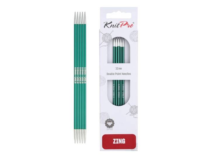 KnitPro Zing naaldspelletjes 6 (15cm) 3mm