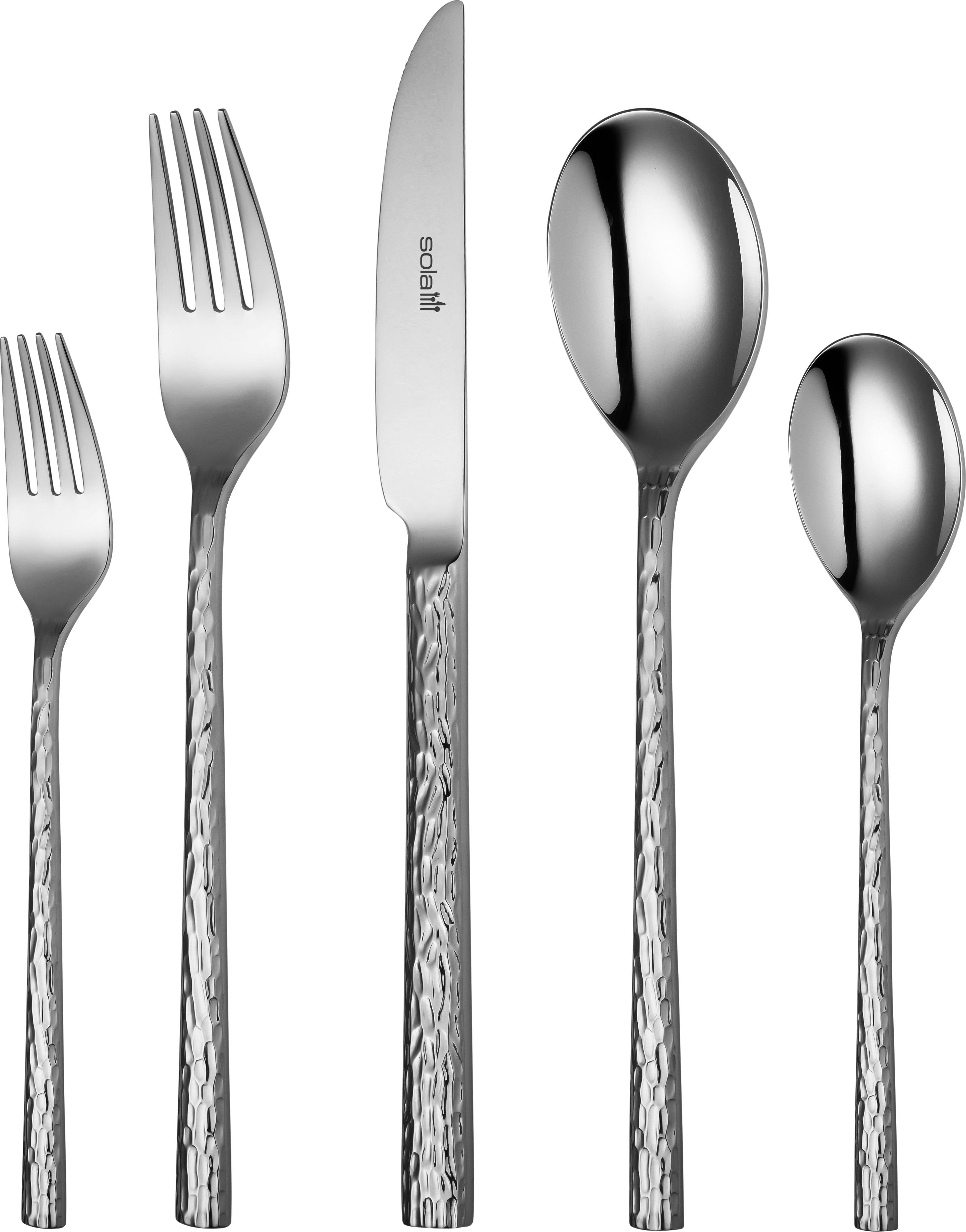 Sola Besteckset Lausanne - 18/10 Edelstahl - 100-teilig / 12 Personen