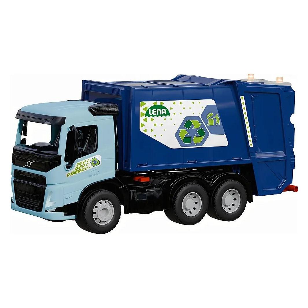 Lena Fahrzeug Worxx Müllwagen Volvo FMX offene Box (04624)