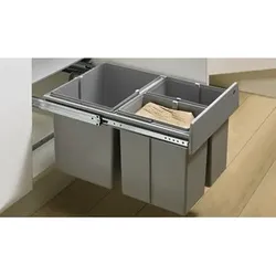Einbauabfallsammler, Bin.it.Trio, 9132346,KB 400, 32l, KF, grau
