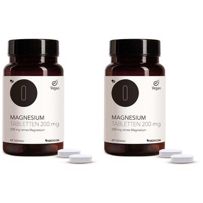 Magnesium Tabletten 200 mg 2x 2x60 St