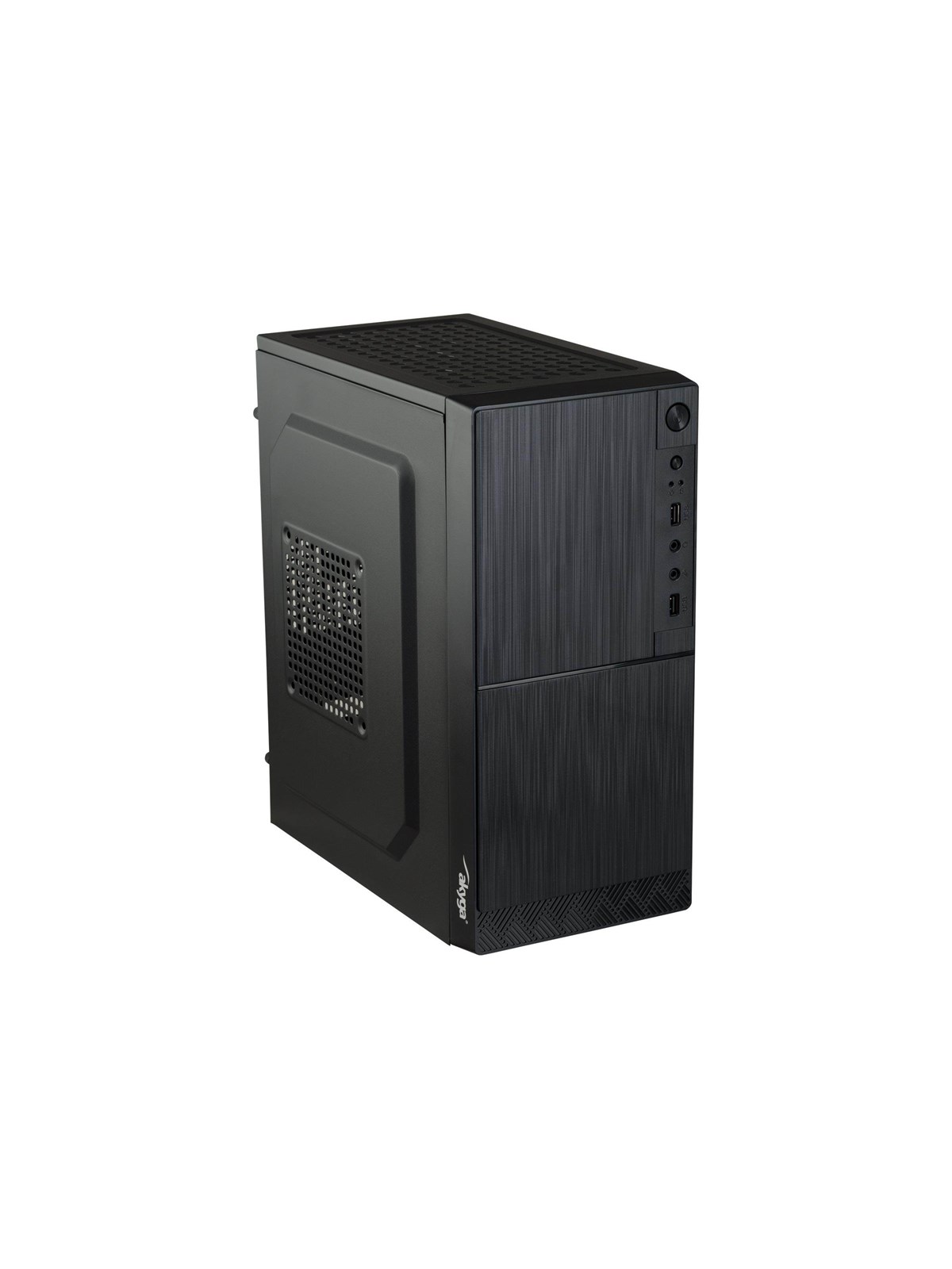 Akyga AK35BK - tower - micro ATX - Gehäuse - Tower - Schwarz