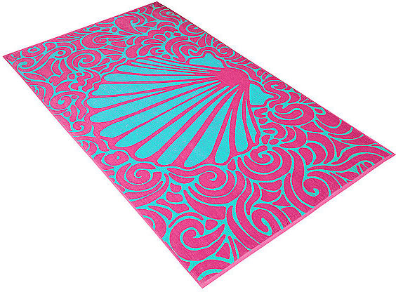 Vossen Badetuch Aqua Flow 100x180cm pink B