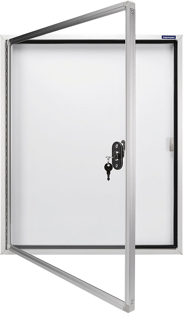 Schaukasten CC, mit Sicherheitsglas, Kapazität 6 x DIN A4 magnetoplan