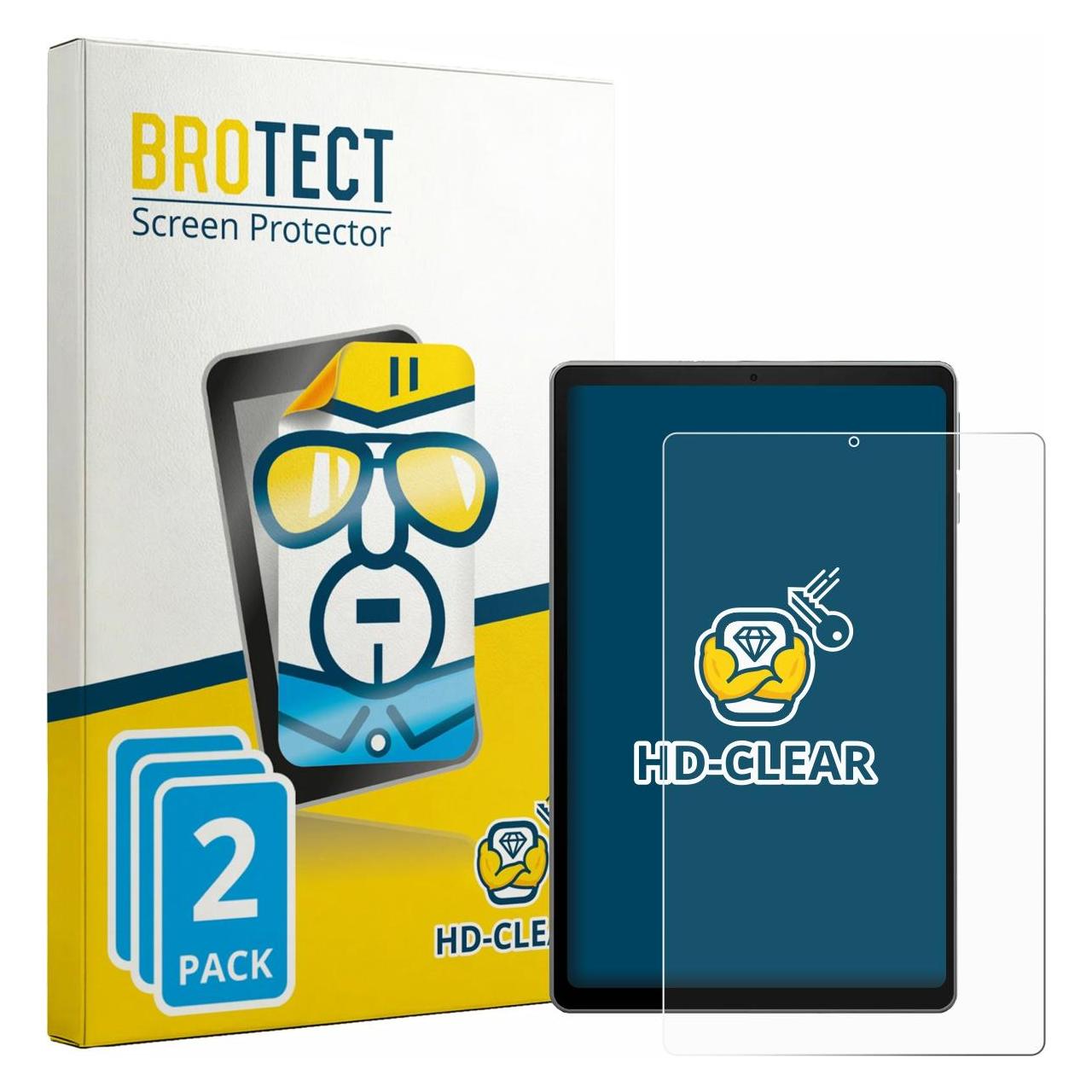 Brotect Schutzfolie für Acer Iconia Tab A11 Displayschutz Displayschutzfolie Folie Klar Transparent (2 Stk., Acer Iconia A11) (1863057)