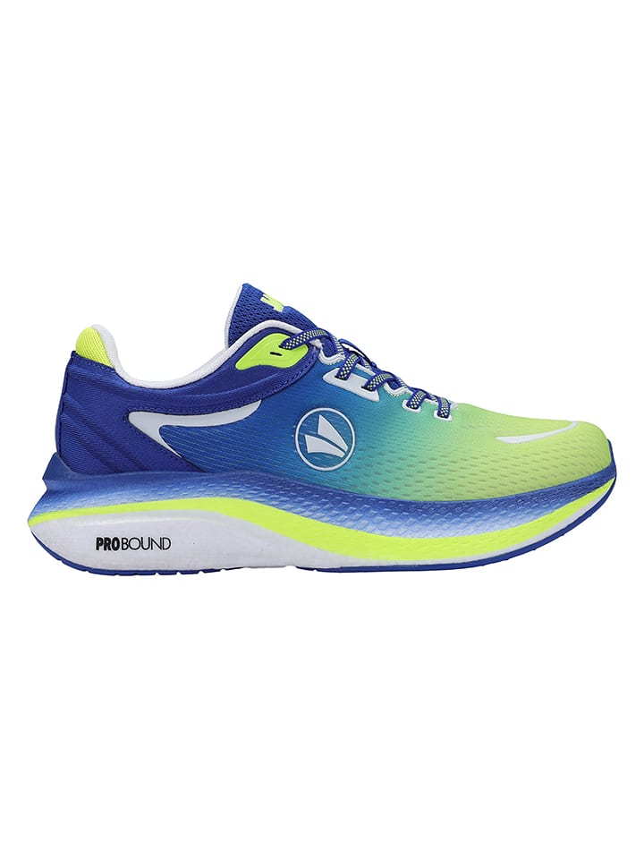 Jako Sportschuhe "Usain" in Blau/ Gelb - 37
