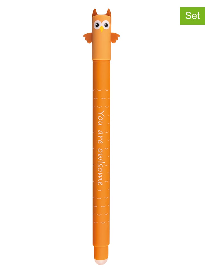 Eberhard Faber 3er-Set: Gelschreiber "Erase it! - Eule" - onesize