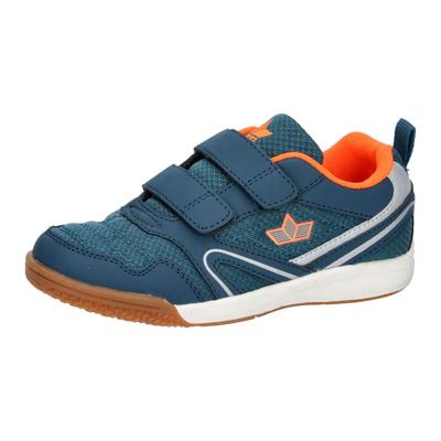 Indoorschuh LICO "Sportschuh Boulder V", Kinder, Gr. 33, Nylon, blau, Synthetik, Schuhe