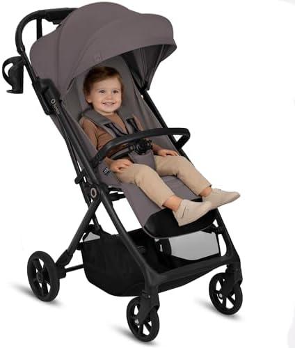 Tansi Reisebuggy bis 22 kg, 6 Monate - 4 Jahre, Kompakt | Faltbar mit Einhand Auto Folding, GravelTech Rädern, Dri Seat, Verdeck mit UPF50+ Schutz Wasserdicht, Korb bis 3 kg