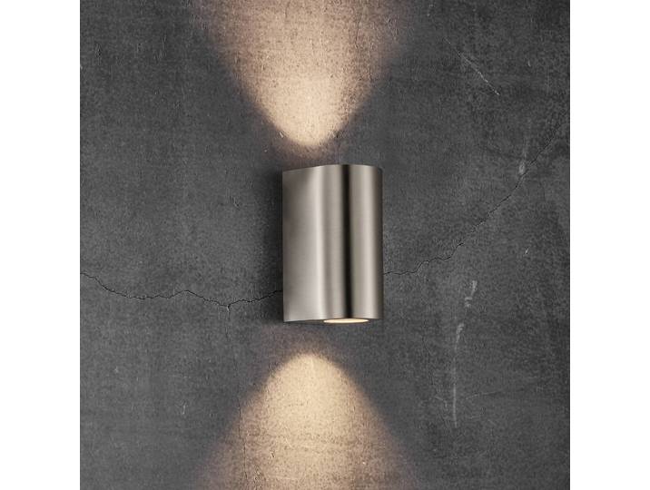 Applique murale Canto Maxi 2 en acier inoxydable, GU10, 17 cm, IP44 - Nordlux - Moderne - Métal - Multi-ampoules