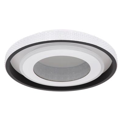GLOBO LIGHTING LED Deckenleuchte "LUCKY", weiß, 1 Stk., Leuchten, Deckenlampe, Design Leuchte, Kristalle, Wohnzimmer, Schlafzimmer, LED Deckenleuchte