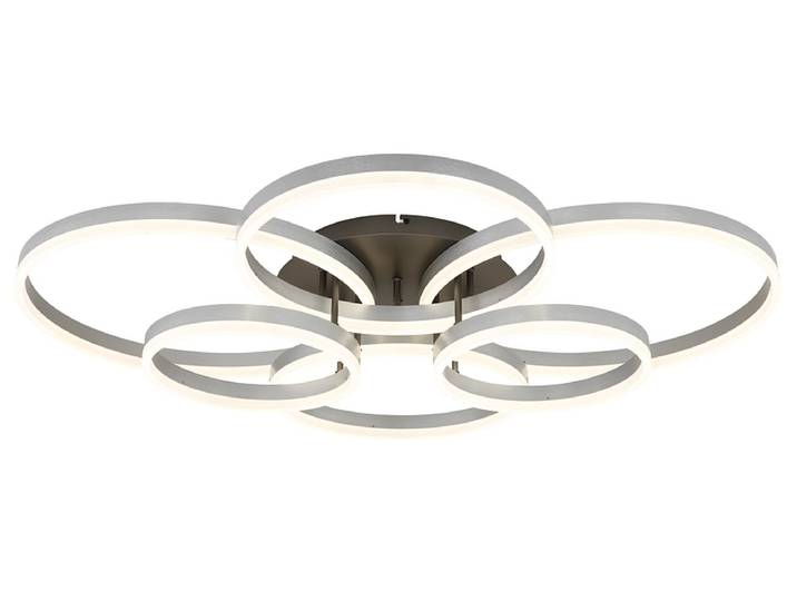 Deckenlampe ELORIA variable Intensität 86cm 115W silberfarben