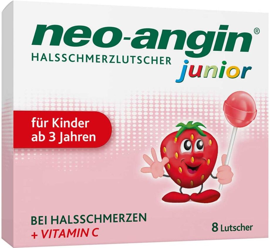 Neo-angin Junior Halsschmerzlutscher 8stk
