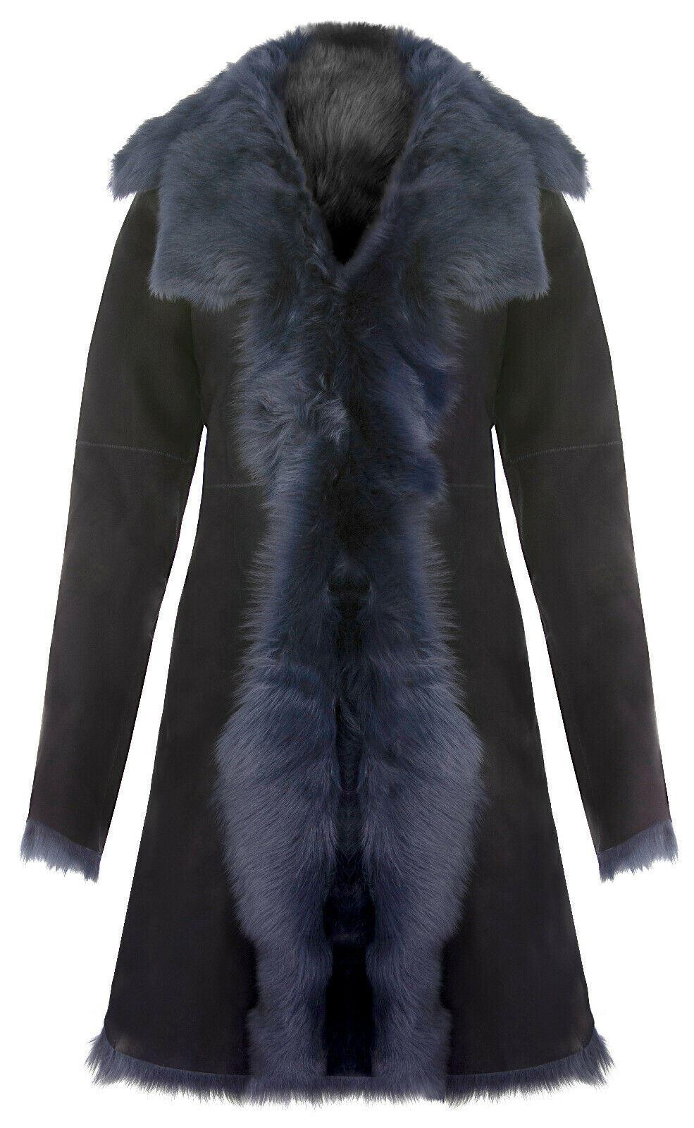 Damen-Trenchcoat aus Toscana-Schaffell-Wildleder-Tbilisi