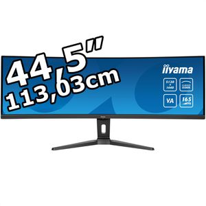 Iiyama Monitor ProLite XCB4594DQSN-B1, 44,5 Zoll, DQHD 5120 x 1440 Pixel, 0,8 ms, 165 Hz, Curved