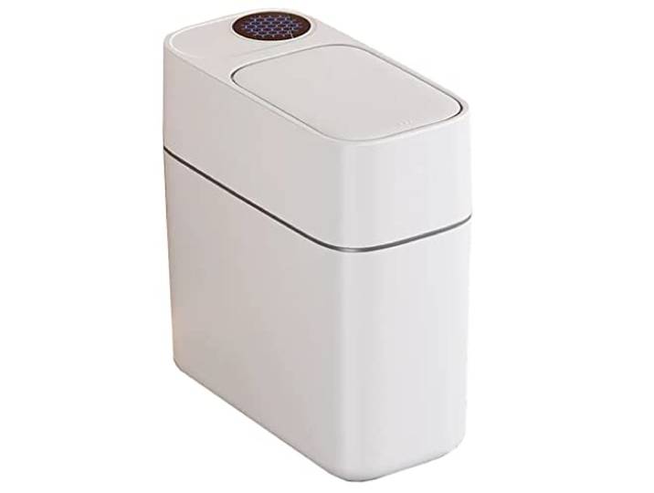 OIFAODAO Mülltonnen， 12L Mülleimer mit Deckel automatische Adsorption Schlafzimmer Büro