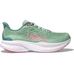 HOKA Damen Laufschuhe MACH 6, Größe 42 in Silber Silber
