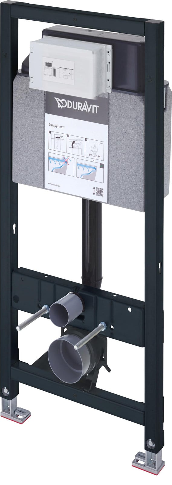 Duravit DuraSystem toiletmodule Basic met poedercoating