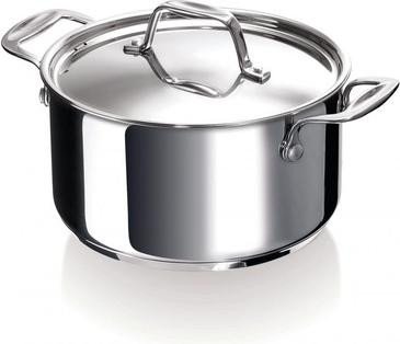 Beka Cookware roestvrijstalen ovenschotel met deksel, 26 cm