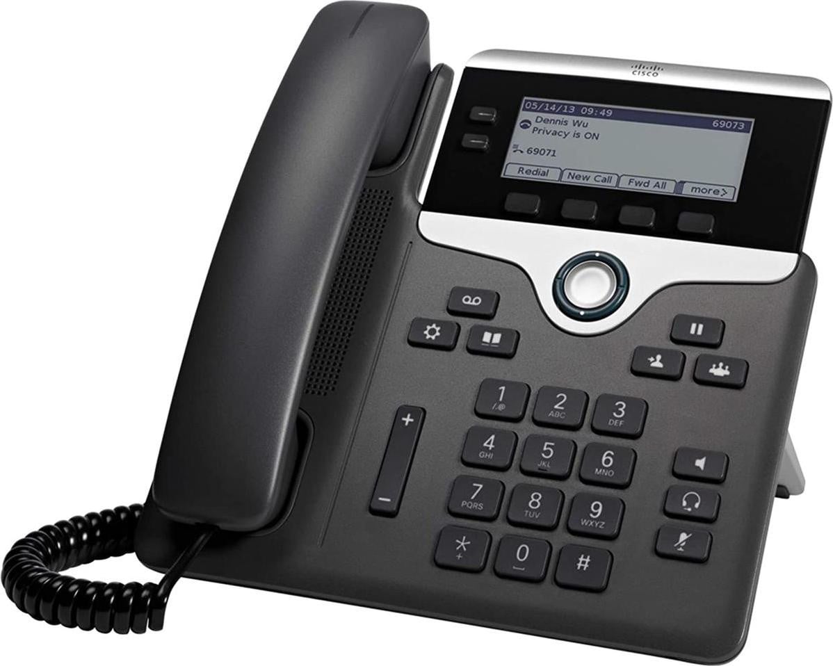 Cisco IP-telefoon CP-7821-3PCC-K9 met ondersteuning voor SIP en SRTP