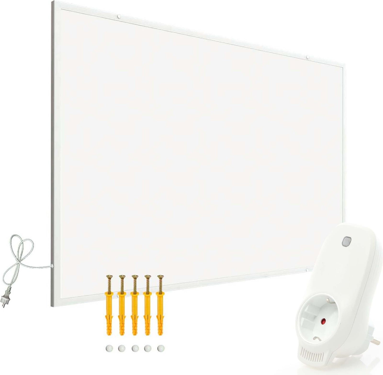 Wiltec Infraroodverwarming 400 Watt met WLAN-thermostaat voor wandmontage