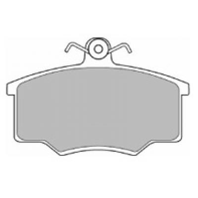 MAPCO Bremsbelagsatz, Scheibenbremse 61381 Vorderachse für VAG