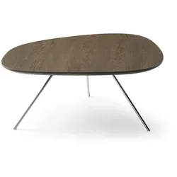 leolux Couchtisch Liliom Holz Nussbaum 40 cm