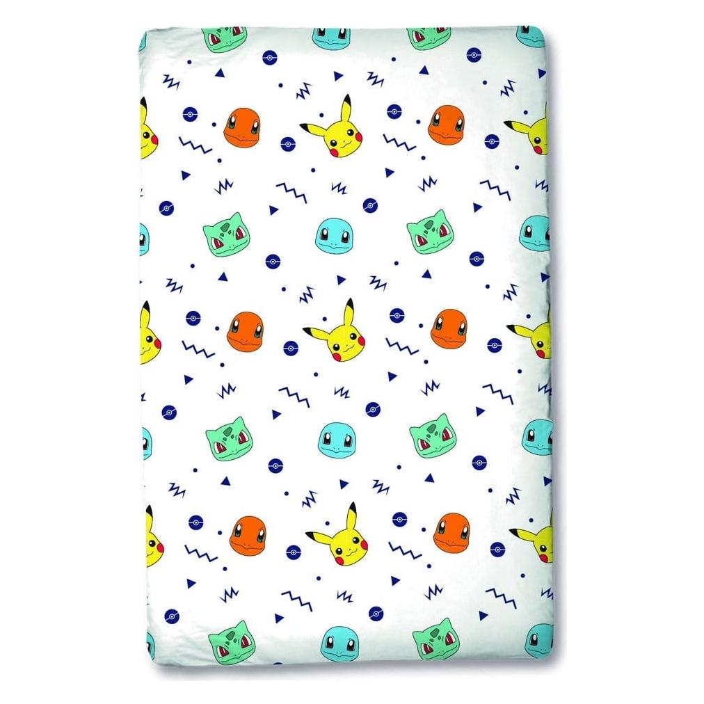 Halantex Pokémon Drap-housse Head 90 x 200 x 25 cm (HTEX-POK-331SH)