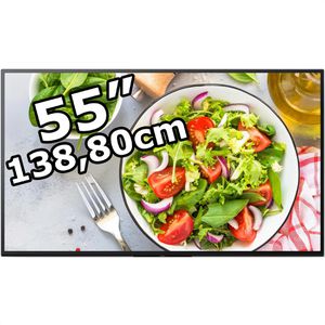 Sony Digital-Signage FW-55BZ35L, 55 Zoll, 4K UHD 3840 x 2160, 550 cd/m², 24/7 Betriebszeit