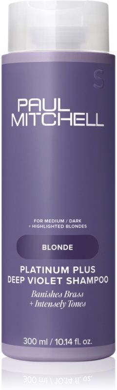 Paul Mitchell Blonde Platinum Plus Deep Violet Shampoo shampoing violet anti-jaunissement 300 ml