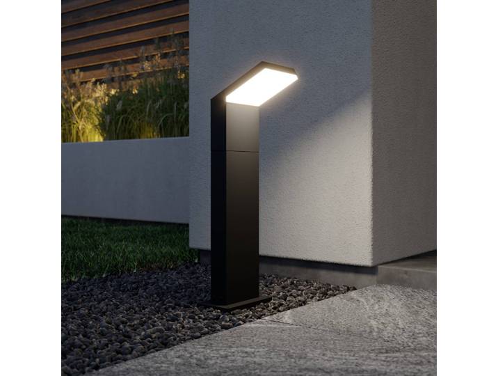 LED Wegeleuchte Yolena Arcchio, schwarz, Aluminium, Modern, LED Außenleuchte