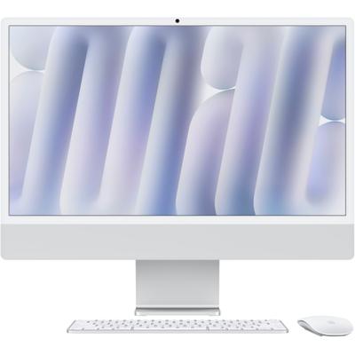 APPLE iMac "iMac 24" CTO", silber (silberfarben), Mac OS, 8-Core GPU, 16 GB RAM 256 GB SSD, Desktop-PCs, iMac