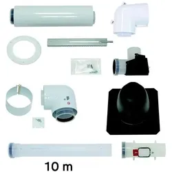 Vaillant, Steckdose, Paket 1.51 Luft-/Abgasführung starr. Anschluss-Set D 80/125 PP (3 St.)