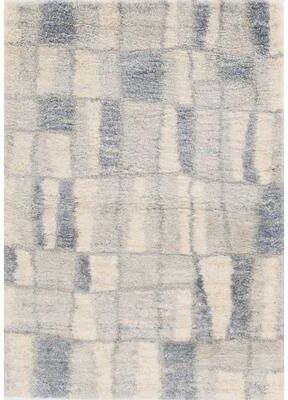 Porch & Den Corso Ivory / Blue Color Block Rug