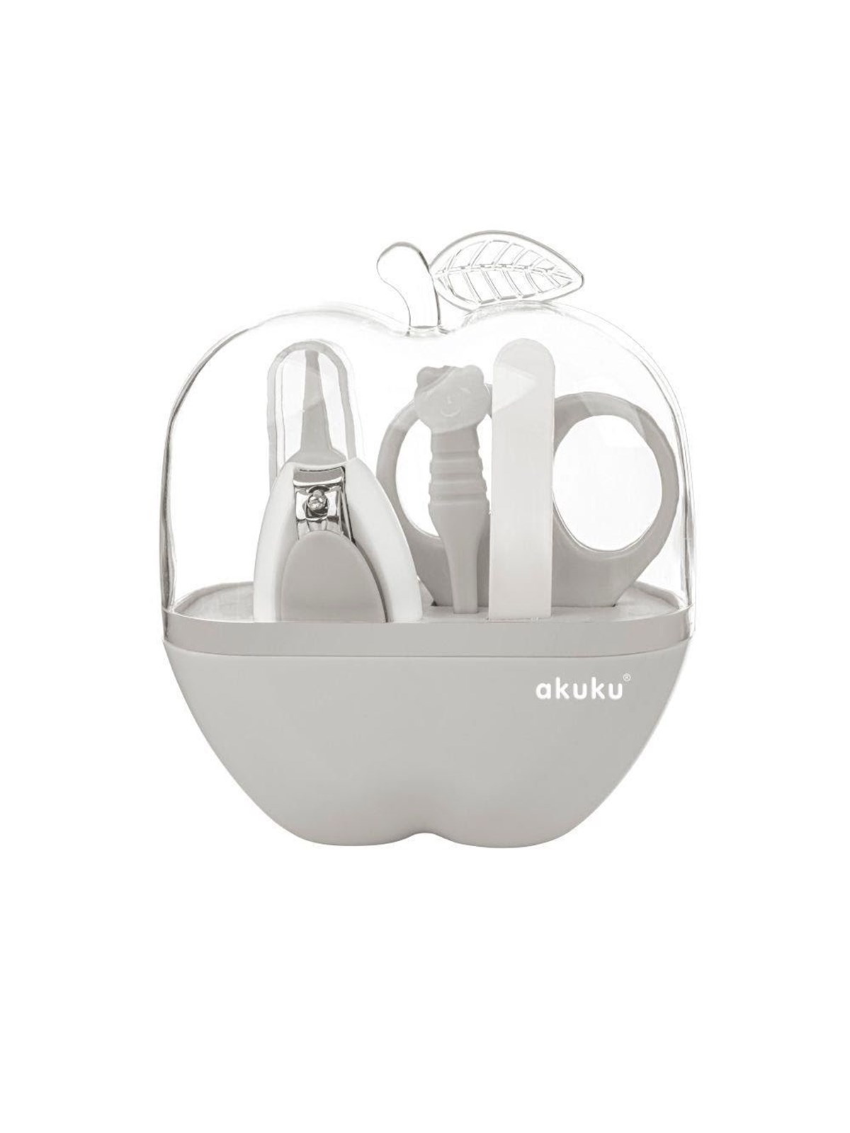Akuku Baby care set APPLE CASE GREY