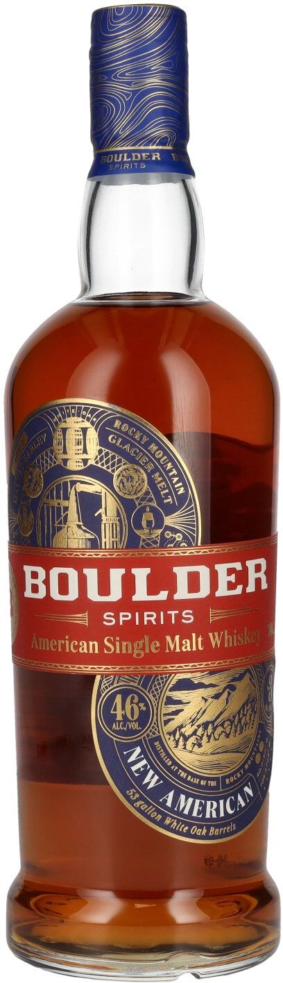Boulder Spirits American Single Malt AMERICAN OAK Whiskey 46% Vol. 0,7l