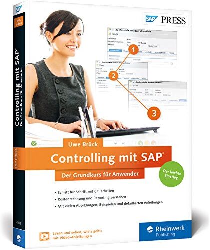 Uwe Brück - Controlling mit SAP: Der Grundkurs für Anwender: Ihr Schnelleinstieg in SAP CO -- inklusive Video-Tutorials (SAP PRESS) - Preis vom 14.10.2026 23:07:16 h