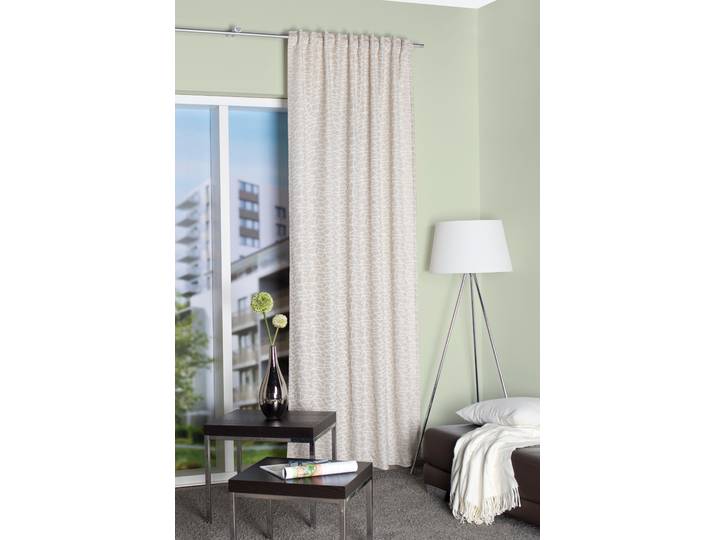 Rideau prêt à poser Minas 140 x 245 x 1cm Beige