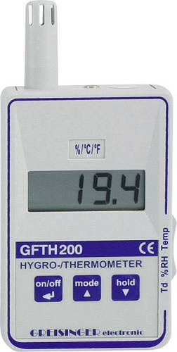 Greisinger GFTH 200-WPF4 Temperatur-Messgerät kalibriert (ISO) -25 - 70°C Fühler-Typ Pt1000