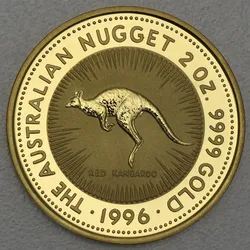 Goldmünze 2oz "Känguru" 1996 Australian Nugget (Australien)