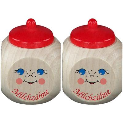 Milchzahn Döschen 2x 2x1 St
