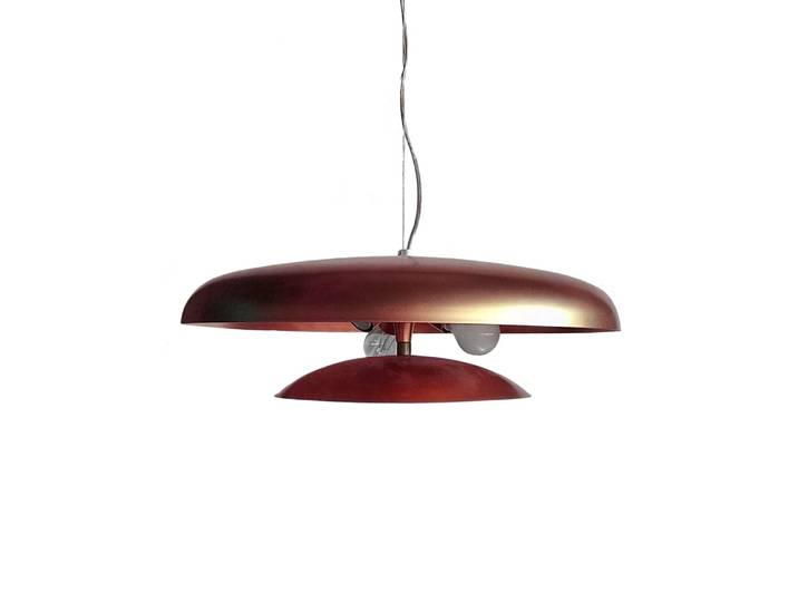 Suspension métal cable ronde cuivre D64cm