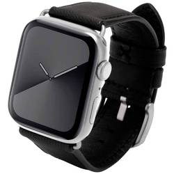 JT Berlin Watchband Wannsee Armband 42 mm, 44 mm, 45 mm, 49 mm M Schwarz, Silber Watch Series 1, Watch Series 2, Watch Series 3, Watch Series 4, Watch Series 10841
