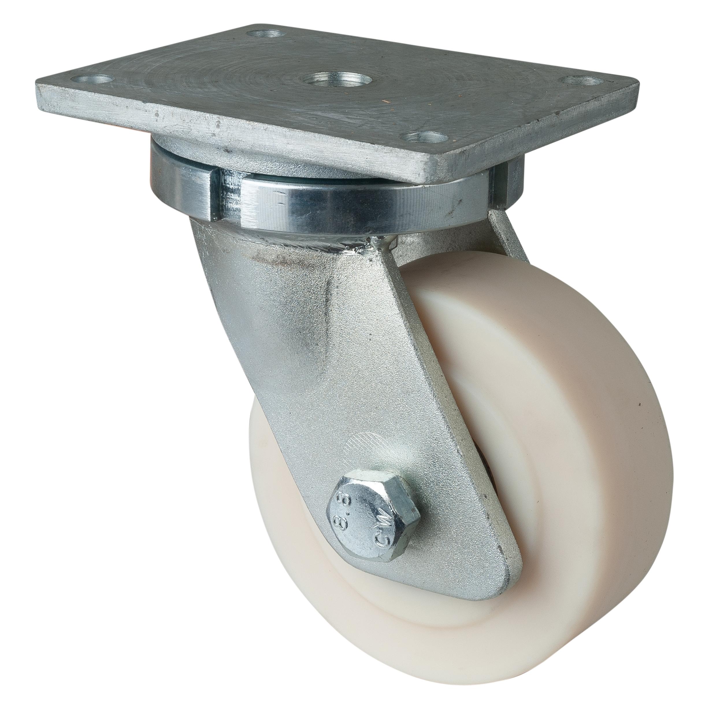 BS Rollen Lenkrolle, RR100.B16,mit Platte,Ø 150,B 80mm,2.000kg,Polyamid gegossen (228235)